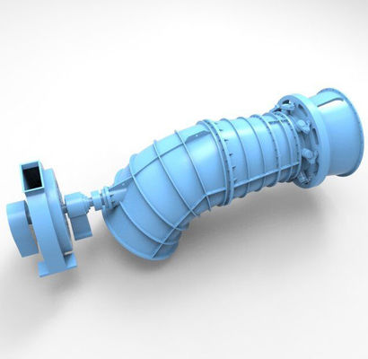 quality Stainless Steel Or Carbon Steel Tubular Head Low Water Hydro Turbine Generator factory